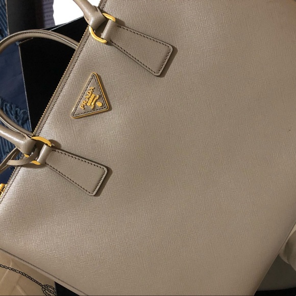 Prada Handbags - Prada Large Saffiano Leather Bag